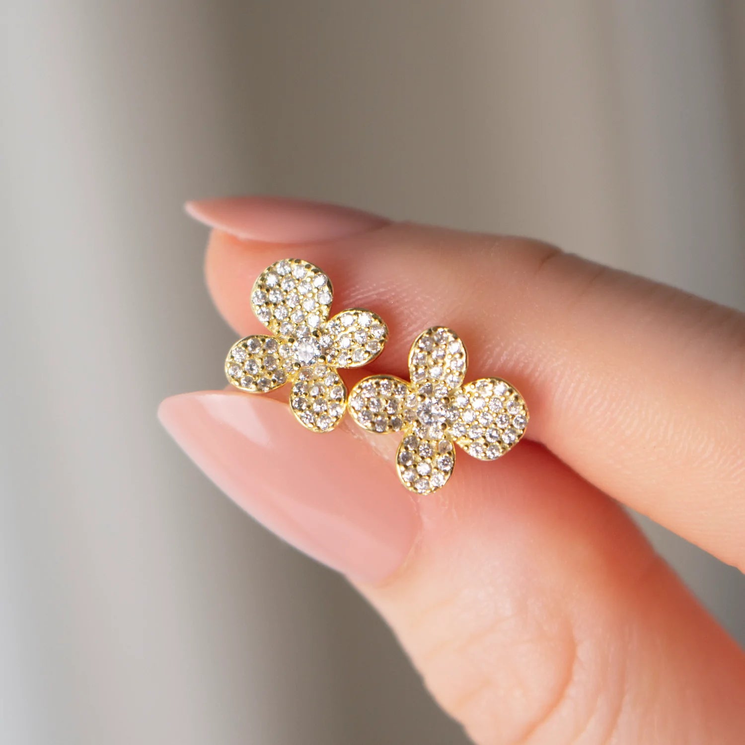 Open Flower Studs