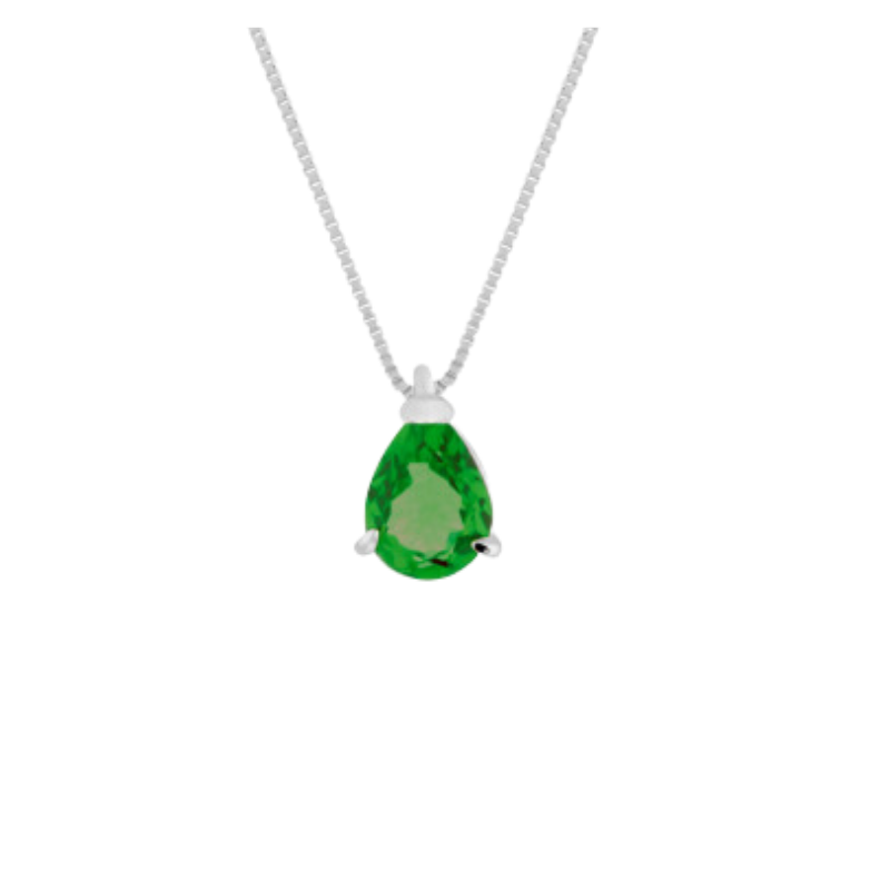 Pinnacle necklace pink/blue/green crystal (R)