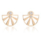 Diamond Sunbeam Earrings