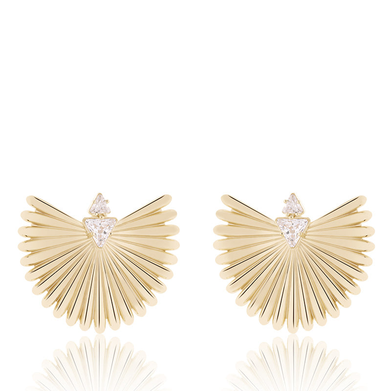 Golden Wingspan Earrings