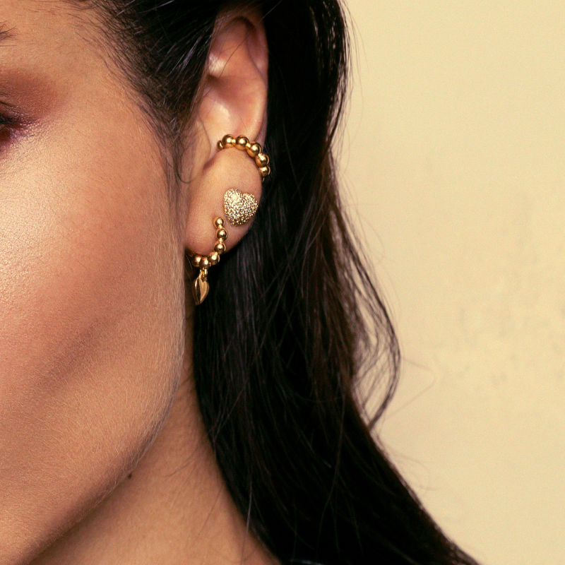 Mini romance earring