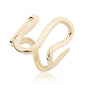 Harmonic Curve Gold Ring