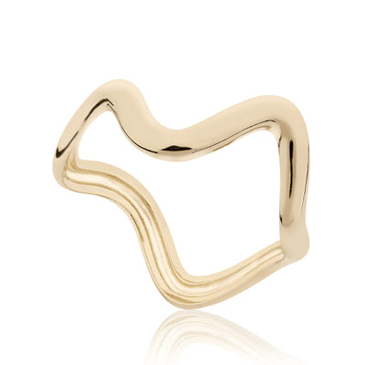 Graceful Curve Delight Ring