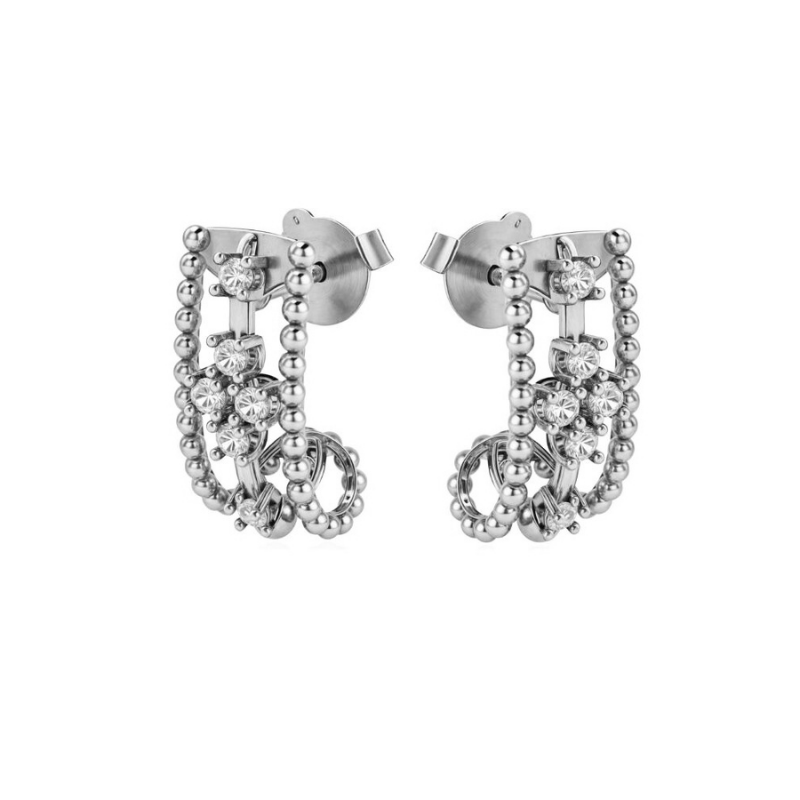 Lauren Earring in Rhodium