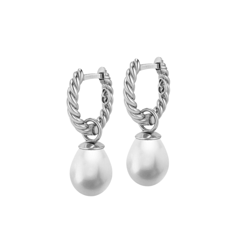 She's classy earring in Rhodium