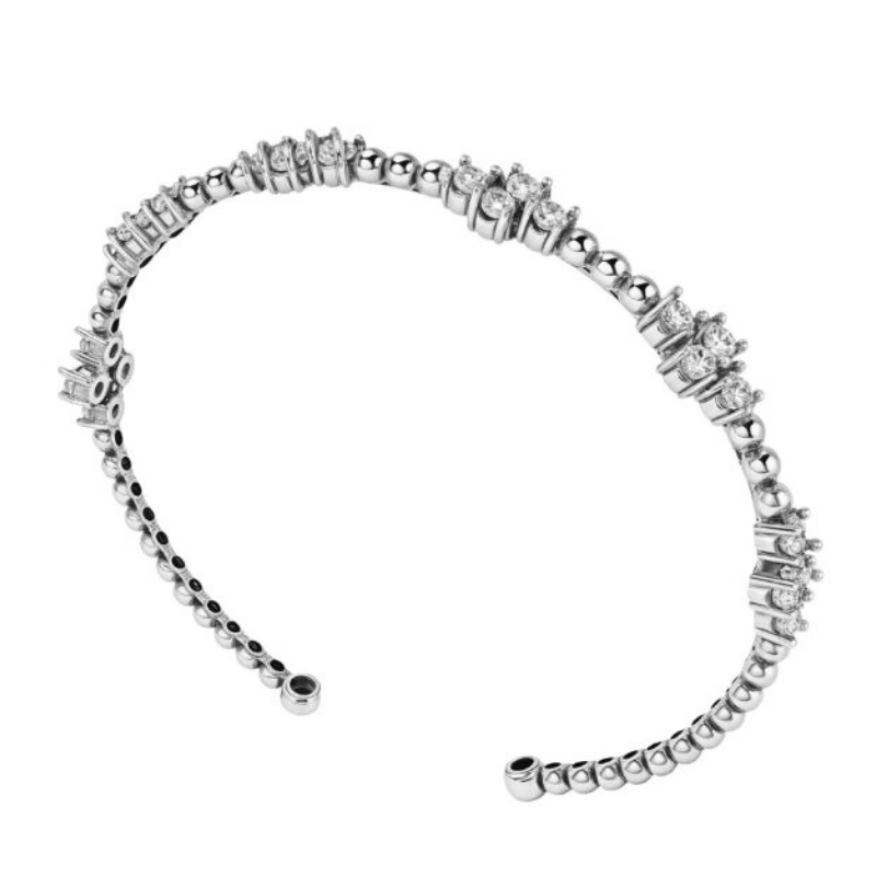 Lauren Bangle in Rhodium