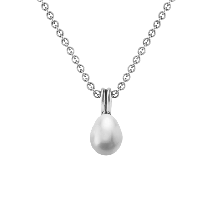 She's classy Necklace in Rhodium