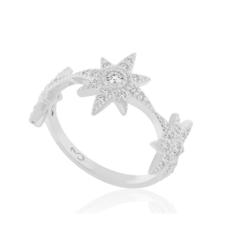 Lucky starts ring in Rhodium