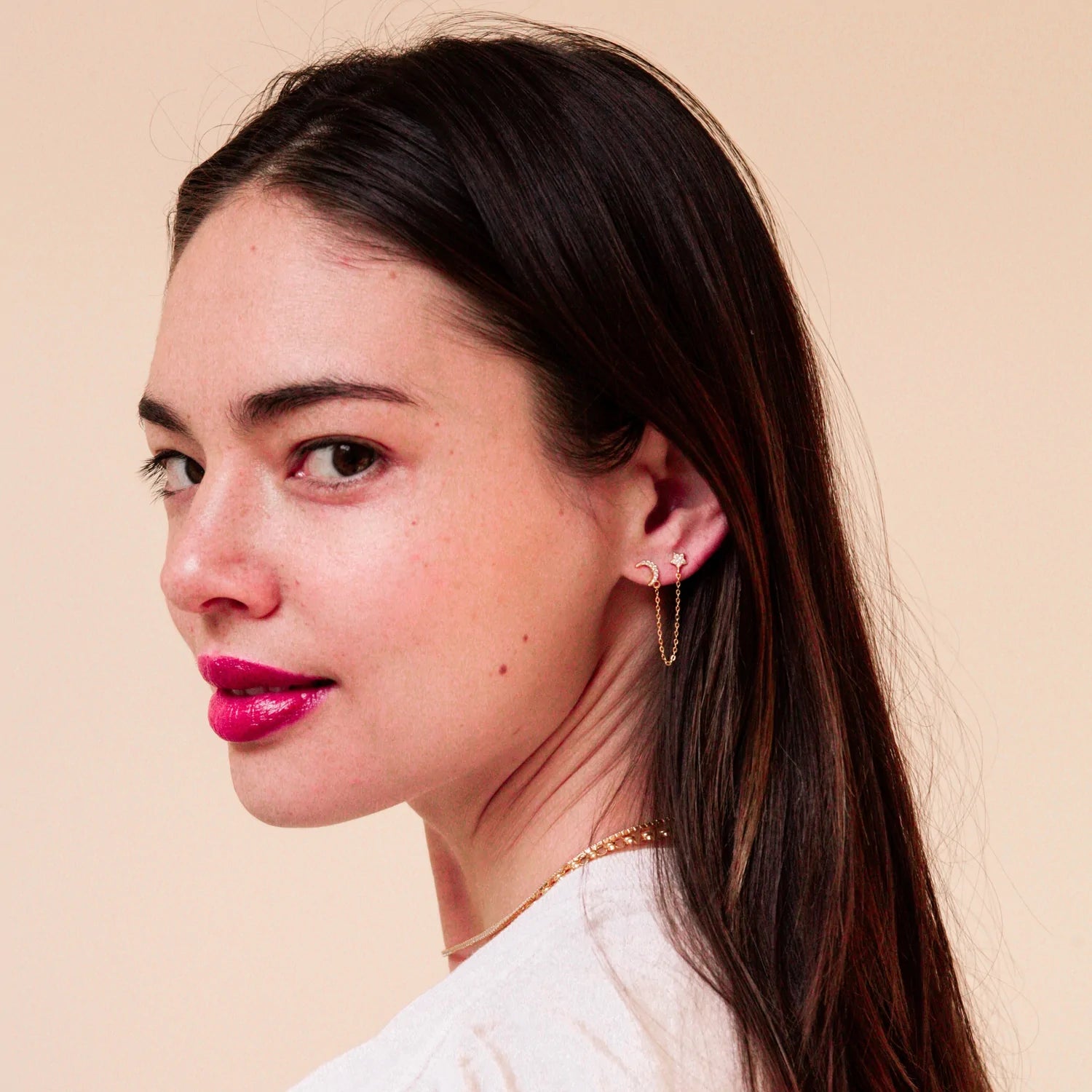 Celestial Chain Studs