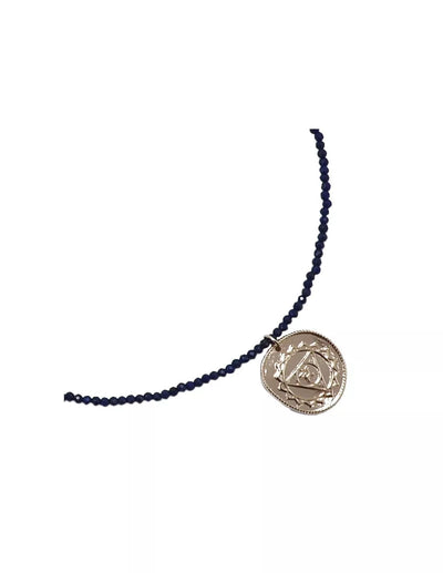 Awakening - Lapis necklace with chakra pendant