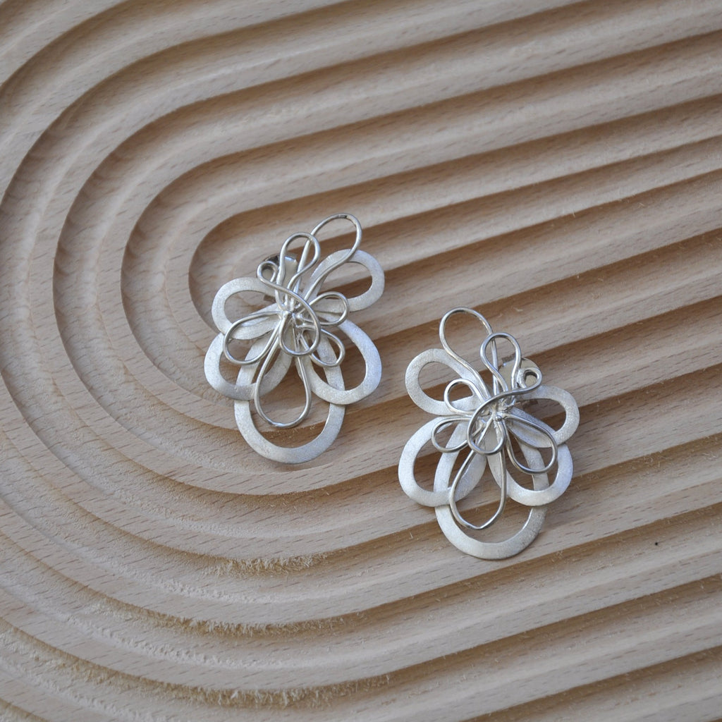 Silver Wirework Earrings