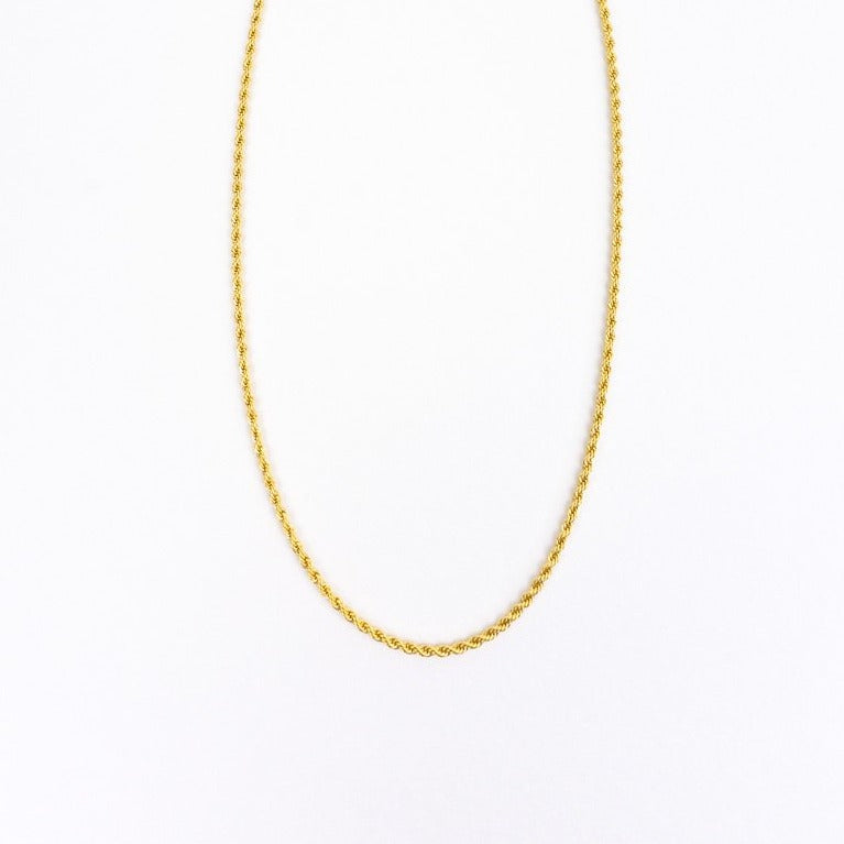 Victoria Gold Cable Necklace