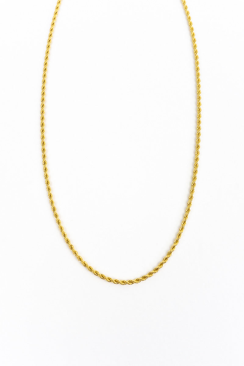 Victoria Gold Cable Necklace