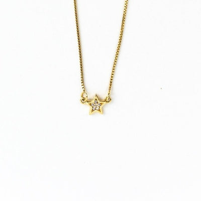 Valentina Gold Star Necklace