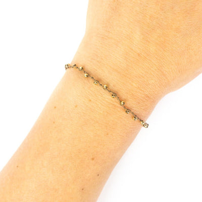 Crete Gold Bead  - Signature Bracelet