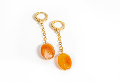 Jasper drop earrings