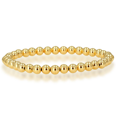 Arabella 14k Gold bead bracelet