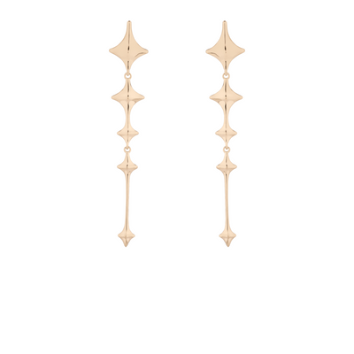 Geometric drop earrings