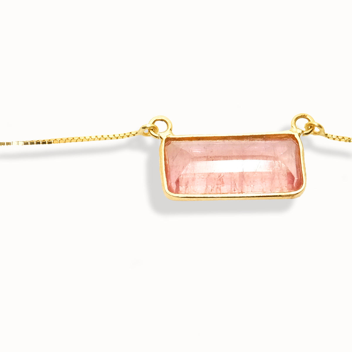 Jana Pink Tourmaline Necklace 18k solid gold