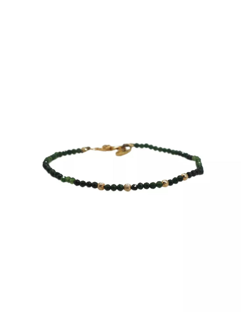 Green tourmaline bracelet